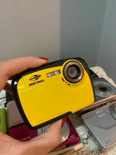 Câmera digital a prova d?água