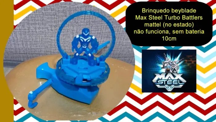 Brinquedo beyblade Max Steel Turbo Battlers
