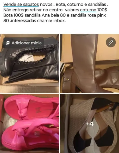 Calçados femininos novos