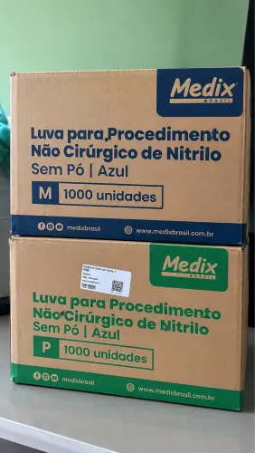 Luvas Medix sem pó - P e M
