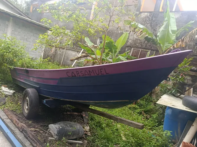 Barco Alumínio 5m + Motor Tohatsu 9.8HP