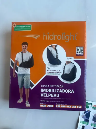 Tipoia imobilizadora Tamanho G Bilateral Azul