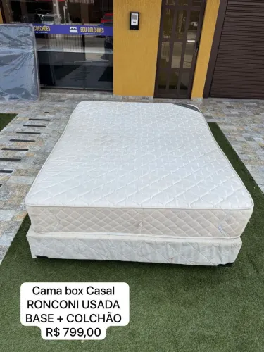 Cama Box Casal RONCONI USADA - ENTREGO 