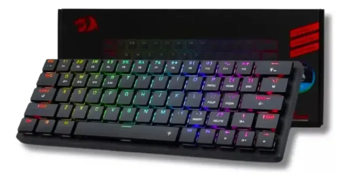Teclado Mecânico Low Profile Redragon Elise Pro K624 Sem Fio Bluetooth RGB