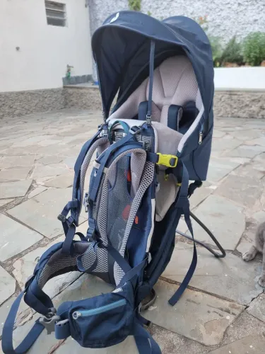 Mochila Canguru Deuter Comfort Pro Carregar Bebê/criança com Toldo