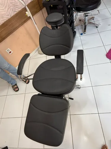 Cadeira poltrona reclinável de salão