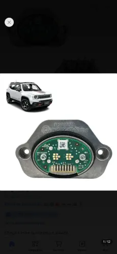 Módulo Farol Led Diurno Jeep Renegade 2022/2027 - Br51810030 (Usado original)