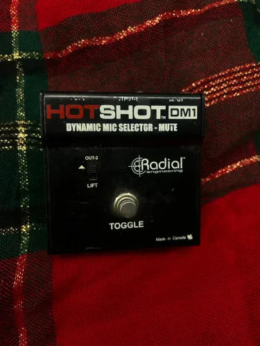 Radial hotshot dm1 pedal de silenciamento de microfone