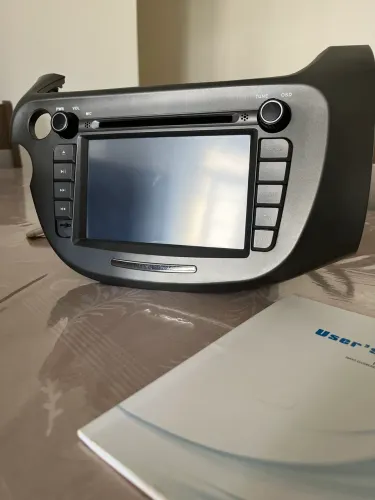 Multimídia BT M1 com GPS Integrado e Máscara Honda Fit 2012