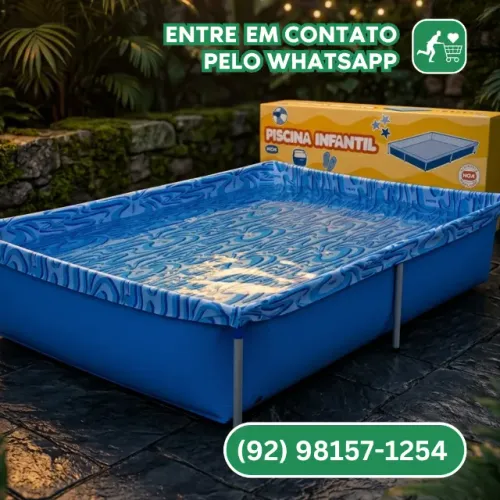 Piscina de Montar 1000 litros Infantil para Crianças