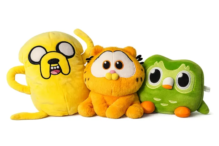 Pelúcias Bonecos de Presente Duolingo Garfield Jake Hora de Aventura