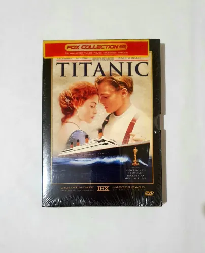 TITANIC DVD DUPLO EDIÇÃO ESPECIAL THX + MAKING OFF 2 DISCOS COM LUVA LINDO IMPECÁVEL NOVO