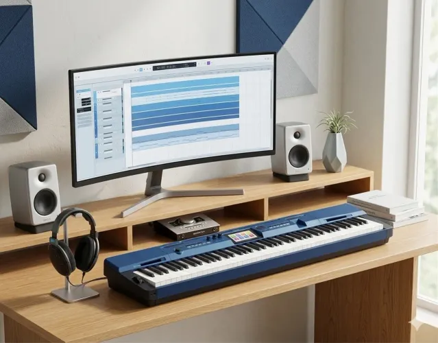 Piano Digital Casio Privia PX-560M - 88 Teclas Pesadas + Touch