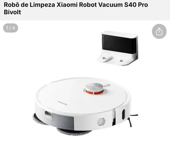 Robô de limpeza xiaomi robot Vaccum s40 pro bivolt