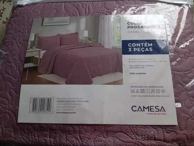 kit de cama casal camesa