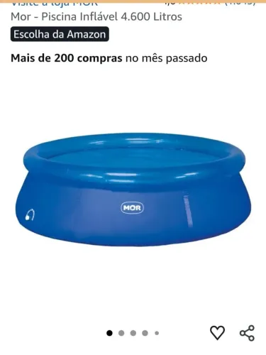 Piscina Inflável 4.600 Litros Mor