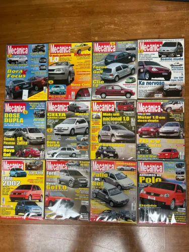 Coleção de revistas oficina mecânica