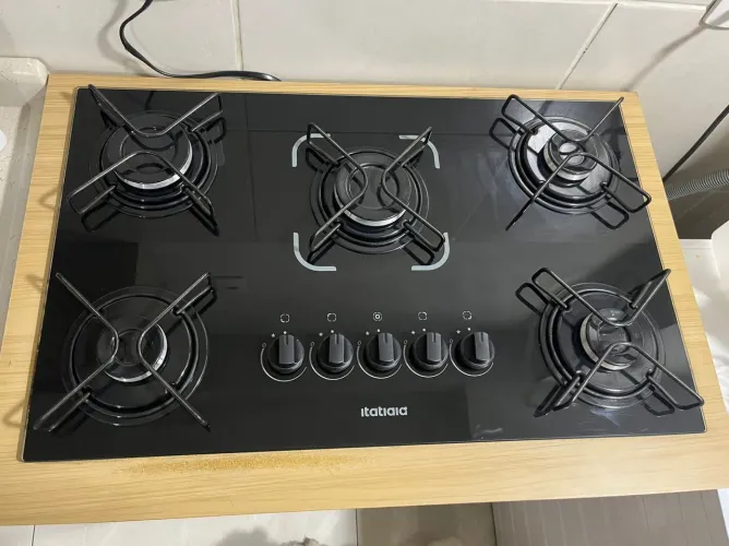 Cooktop 5 bocas com armário 