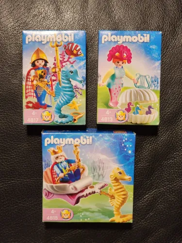 Kit Playmobil coleções 4813/4815/4817 novos caixa lacrada