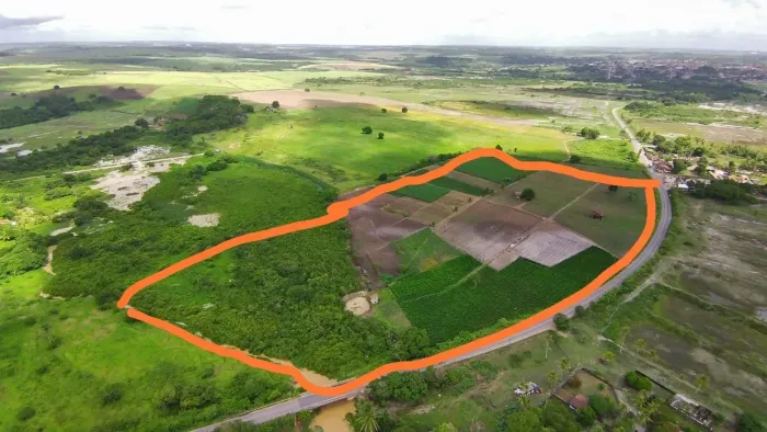 16 hectares de área produtiva com rio perene -  Caaporã/Alhandra - PB