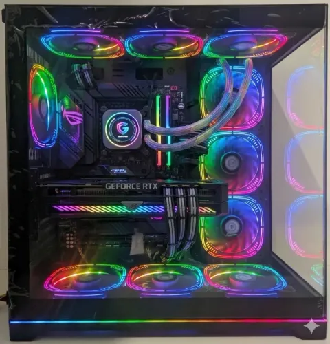 Pc Gamer Aura i7-12700K ou 5800X3D RTX 3080 (NOVO)