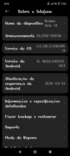 Celular Xaomi note 13 4g 