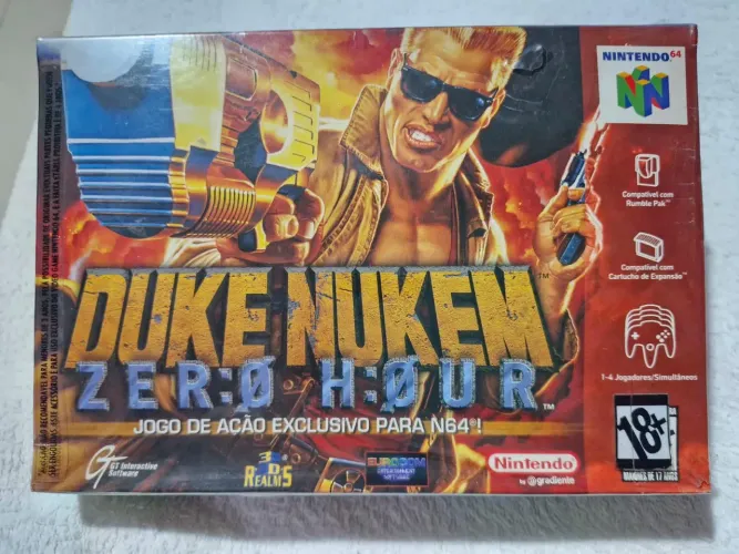 Jogo Duke Nuken lacrado pra Nintendo 64.