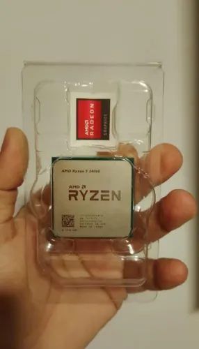 Processador AMD RYZEN 5 2400G Com Gráfico Integrado! Ótimo para jogos