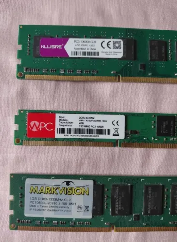 Memória RAM DDR3 1333MHZ