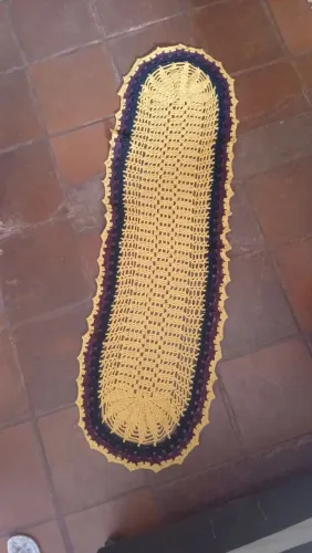 Tapete de crochê 