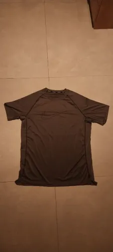 Camisa Nike pro Dri-Fit cinza poliéster & elastano