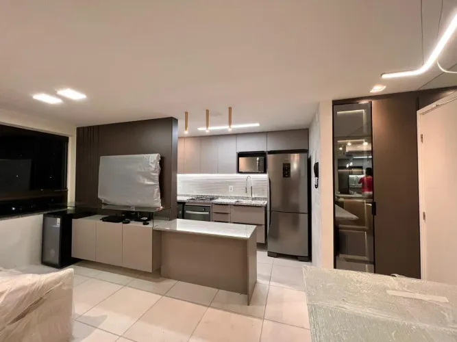 APTO IMPERDÍVEL 54m2 com Closet, mobiliado, cozinha integrada em Casa Amarela