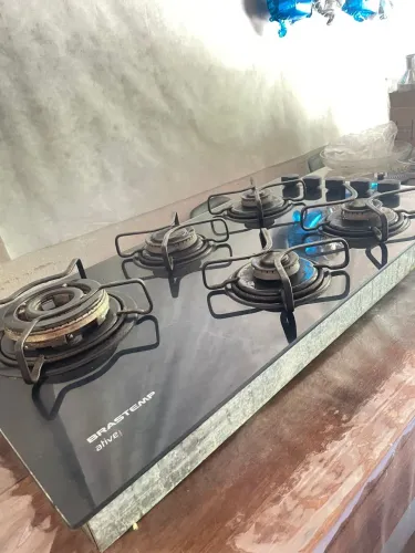 Cooktop Brastemp Mesa Vidro 5 bocas em bom estado