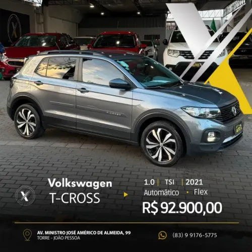 Volkswagen T-Cross 1.0 TSI Flex 12V 5P Aut. 2021