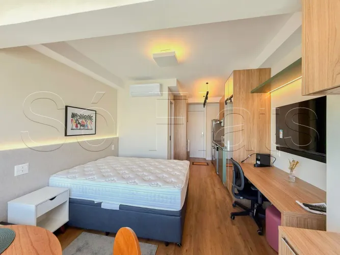 Studio Cyrela For You Perdizes, apto disponível para locação contendo 26m² e 01 dormitório