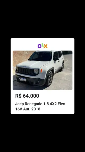 Jeep Renegade 1.8 4X2 Flex 16V Aut. 2018