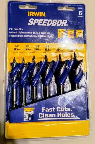 Kit de brocas IRWIN SPEEDBOR para madeira (modelo 1877239),
