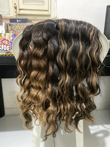 Cabelo humano 55cm