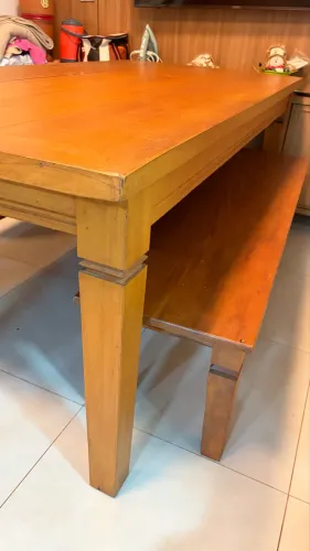 Mesa área gourmet madeira