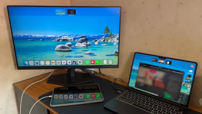 Monitor AOC AGON G42 27" 200Hz 0,3ms IPS 27G42HE + Kit mouse e teclado logitech sem fio
