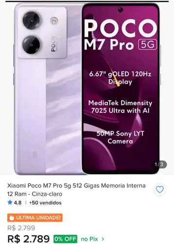 Celular Poco M7 Pro 5G