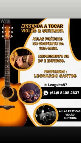 Aulas de:Violão & Guitarra.