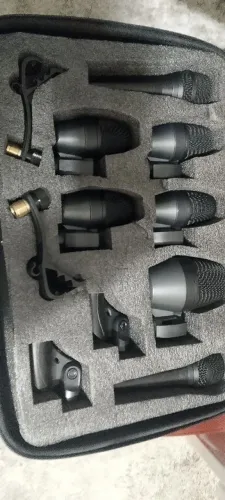  microfone bateria kit