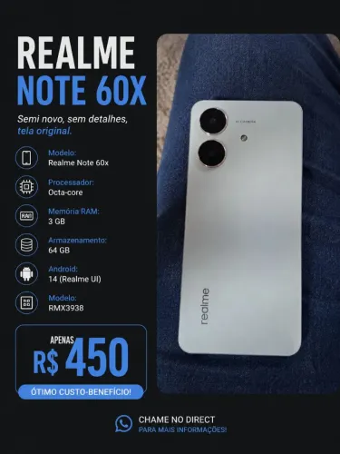 Realme note 60x