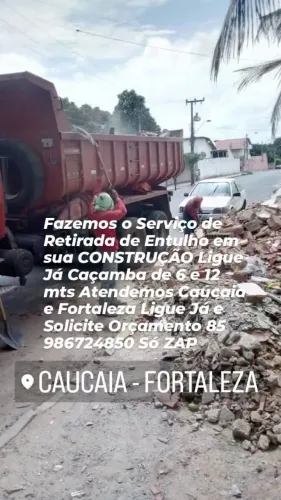 Caçamba, Materiais pra sua Construção e Retirada de Entulhos em Obras Ligue Já
