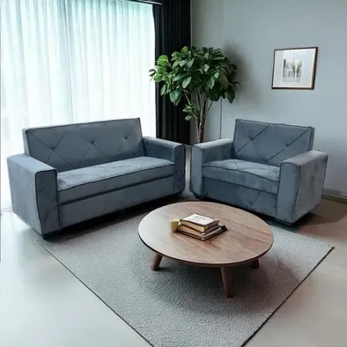 Conjunto de Estofados Atenas 2x3 Lugares - Estofados Linhares