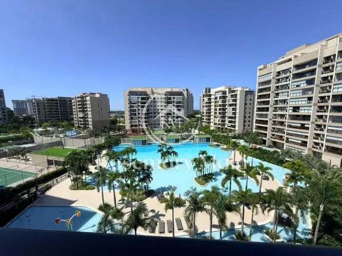 Apartamento Alto Padrão para Locação no Orygem Acqua Home, 127 m² - Barra da Tijuca
