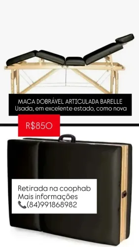 Maca portátil dobrável