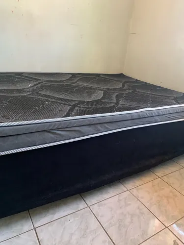 Cama box com Pillow Top