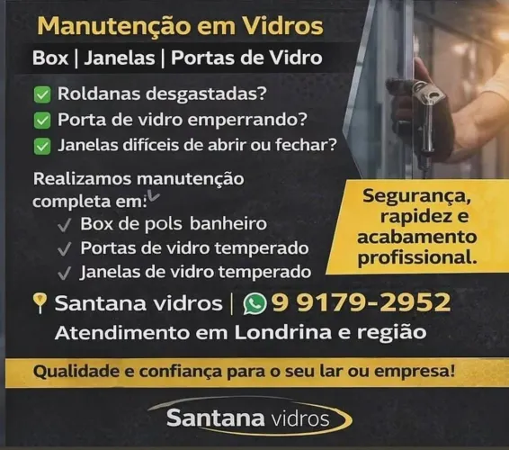 MANUTENÇÃO VIDROS